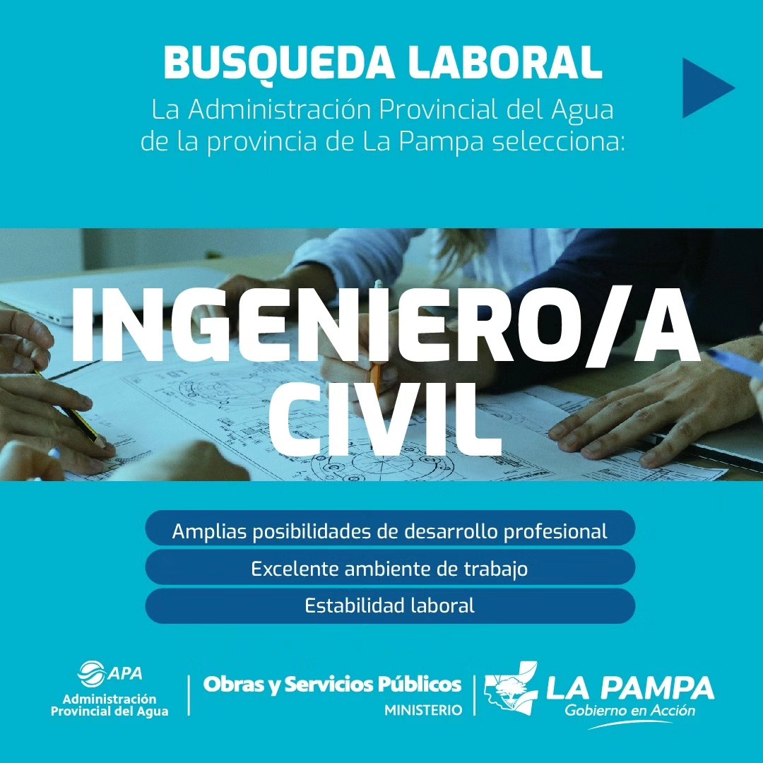 Oferta laboral - Ingeniero/a Civil